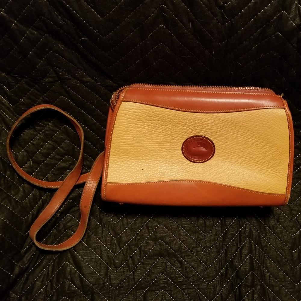 Dooney & Bourke Mustard Yellow VNT Crossbody Bag
